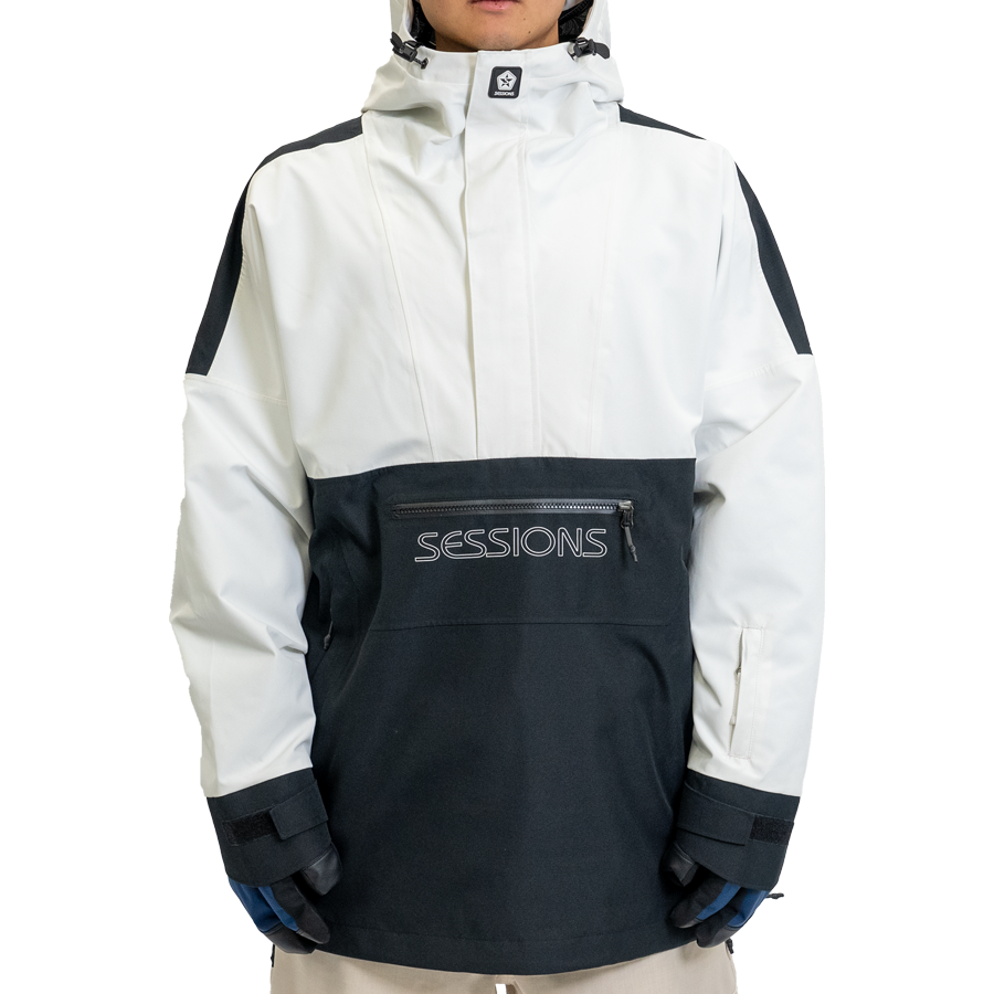 Sessions スノーボードウェア 上下セット ライトグレーM｜ウィンター  